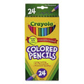 Pencils | Crayola 684024 3.3 millimeter 2B Long-Length Colored Pencil - Assorted Lead and Barrel Colors (1-Set) image number 0