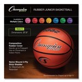 Breakroom Supplies | Champion Sports CSIRBB2 No. 5 Junior Size Rubber Sports Ball For Basketball - Orange image number 1