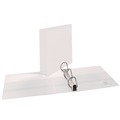 Binders | Avery 05504 3 Slant Rings 2 in. Capacity 11 in. x 8.5 in. Heavy-Duty Non Stick View Binder with DuraHinge - White image number 1