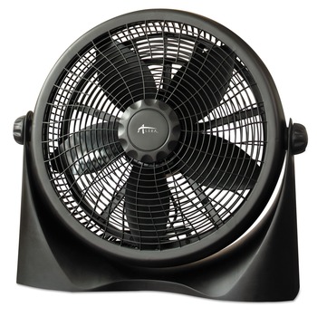 DESK FANS | Alera ALEFAN163 16 in. 3-Speed Super-Circulation Plastic Tilt Fan - Black