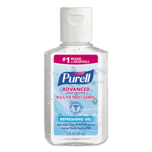 Hand Sanitizers | PURELL 9605-24 2 oz. Flip-Cap Bottle Advanced Refreshing Gel Hand Sanitizer - Clean Scent (24/Carton) image number 0