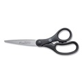 Back to School Sale | Westcott 15582 7 in. Long, 2.8 in. Cut Length KleenEarth Pointed Tip Basic Plastic Handle Scissors - Black image number 0