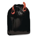 Trash Bags | Draw 'n Tie 1518607 Drawstring 33 Gallon 1.2 mil 33.5 in. x 38 in. Heavy-Duty Trash Bags - Black (150/Box) image number 2