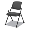 Office Chairs | HON HVL304.VA10.T VL304 250 lbs. Capacity 19 in. Seat Height Mesh Back Nesting Chair - Black (2/Carton) image number 5
