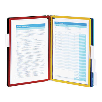 OFFICE AND OFFICE SUPPLIES | Durable 555200 5 Panels VARIO Letter Wall Reference System - Assorted Borders and Panels