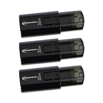 Innovera 82332 32 GB USB 3.0 Flash Drive (3/PacK)