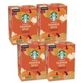 Coffee | Starbucks 12412028 Coffee K-Cups - Pumpkin Spice (22/Box, 4 Boxes/Carton) image number 0