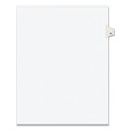 Back to School Sale | Avery 01055 11 x 8.5 Avery Style Preprinted Legal Exhibit Side 10-Tab Index Dividers - White (25/Pack) image number 0