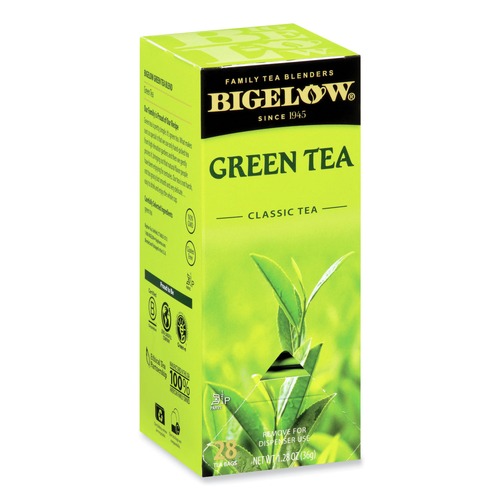Beverages & Drink Mixes | Bigelow RCB00388 Single Flavor Tea - Green (28 Bags/Box) image number 0