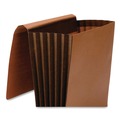File Folders | Smead 71165 TUFF 7 in. Expansion Letter Size 1 Section Elastic Cord Closure Expanding Wallets - Redrope image number 3