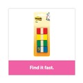 Page Flags | Post-it Flags 680-RYGB2 Page Flags in Portable Dispenser - Assorted Primary (160/Pack) image number 2