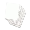 Dividers & Tabs | Avery 11949 11 in. x 8.5 in. 26-Tab Exhibit J Avery-Style Preprinted Legal Bottom Tab Divider - White (25/Pack) image number 5