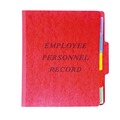 File Folders | Pendaflex SER-1-ER 2 in. Expansion 5 Dividers 2 Fasteners Letter Size Vertical-Style Personnel Folders - Red Exterior image number 1
