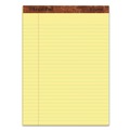 Notebooks & Pads | TOPS 7532 50-Sheet 8.5 in. x 11.75 in. Wide/Legal Rule "The Legal Pad" Ruled Perforated Pads - Canary-Yellow (1-Dozen) image number 2