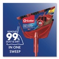 Brooms | O-Cedar 172134EA 57 in. Handle One Sweep LG Broom with Dustpan - Red/Black/Gray image number 1