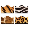 Linen and Table Accessories | TREND T92917 2.25 in. x 156 ft. Animal Prints Terrific Trimmers Print Board Trim - Assorted Colors/Designs image number 1