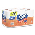 Toilet Paper | Scott 54245 ComfortPlus 1-Ply Septic Safe Mega Roll Toilet Paper - White (24/Carton) image number 1