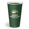 Cups and Lids | Green Mountain Coffee 5000363814 16 oz Paper Hot Cups with Green Mountain Design (1000/Carton) image number 0