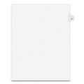 Back to School Sale | Avery 01404 11 in. x 8.5 in. 26-Tab D Avery Style Preprinted Legal Exhibit Side Tab Index Dividers - White (25/Pack) image number 1