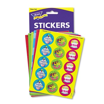  | TREND T580 Holidays and Seasons Stinky Stickers Variety Pack - Assorted Colors (435/Pack)