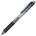 Pens | Pentel BLN105-A Fine 0.5 mm EnerGel-X Retractable Gel Pen - Black Ink, Clear/Black Barrel (1-Dozen) image number 0