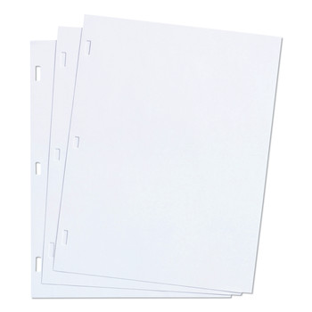  | Wilson Jones W903-10 11 x 8.5 Loose Ledger Sheets for Corporation and Minute Book - White (100/Box)