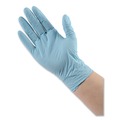 Disposable Gloves | Boardwalk 382XXLBXA 9.5 in. Long 5 mil. Thick Powder-Free Disposable Examination Nitrile Gloves - XX-Large Blue (100/Box) image number 7