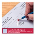 Retail Store Supplies | DocuGard 04545 8.5 in. x 11 in. 24 lbs. Bond Weight Medical Security Papers - Blue (1-Ream) image number 3