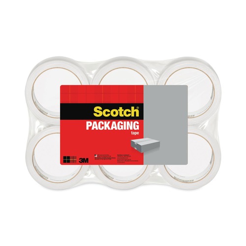 Labels | Scotch 3350-6 3350 1.88 in. x 54.6 yards 3 in. Core General Purpose Packaging Tape - Clear (6/Pack) image number 0