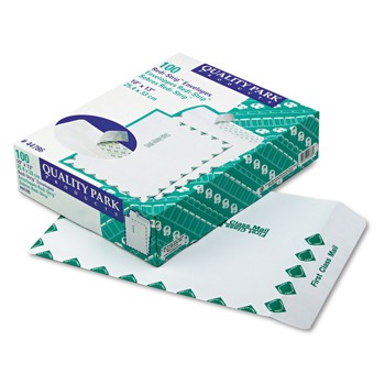 Quality Park QUA44786 10 in. x 13 in. #13 1/2 Cheese Blade Flap Redi-Strip Catalog Envelope - White (100/Box)