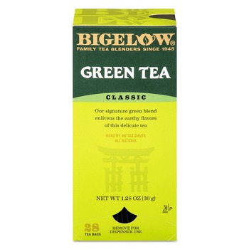 Bigelow 00388 Single Flavor Tea - Green (168/Carton)