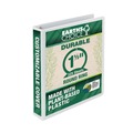 Just Launched | Samsill 18957 11 in. x 8.5 in. 3 Rings 1.5 in. Capacity Earth's Choice Plant-Based Round Ring View Binder - White image number 1