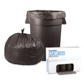 Trash & Waste Bins | Boardwalk H7658SGKR01 38 in. x 58 in. 1.1 mil 60 gal. Low-Density Waste Can Liners - Gray (100/Carton) image number 0