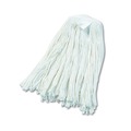 Mops | Boardwalk BWK2020RCT #20 Cut-End Rayon Wet Mop Head - White (12/Carton) image number 2