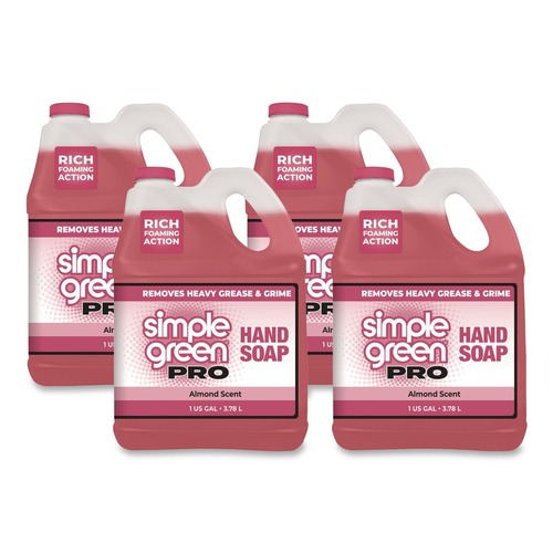 Hand Soaps | Simple Green 4110100402128 1 Gallon Pro Hand Soap - Almond Scent (4/Carton) image number 0