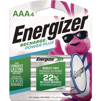 Energizer NH12BP-4 1.2V NiMH Rechargeable AAA Batteries (4/Pack)