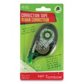 Erasers & Correction Supplies | Tombow 68620 0.17 in. x 394 in. Non-Refillable MONO Correction Tape - Gray/Clear Applicator, White Tape image number 0