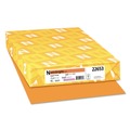 Copy & Printer Paper | Astrobrights 22653 24 lbs. Bond Weight 11 in. x 17 in. Color Paper - Cosmic Orange (1-Ream) image number 0