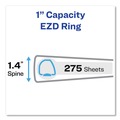 Just Launched | Avery 08302 3 EZD Rings 1 in. Capacity 11 in. x 8.5 in. Durable Non-View Binder with DuraHinge - Black image number 2