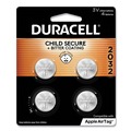 Batteries | Duracell DL2032B4PK 2032 Lithium Coin Batteries with Bitterant (4/Pack) image number 0