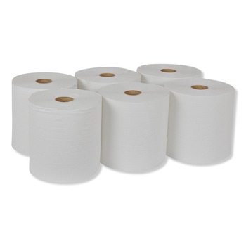 Tork RB8002 Universal 7.88 in. x 800 ft. 1-Ply Hand Towel Roll - White (6/Carton)