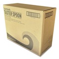 Cutlery | Boardwalk BWKSPOONMWPPIW 5.31 in. Mediumweight Wrapped Polypropylene Spoon Cutlery - White (1000/Carton) image number 3