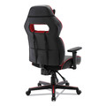 Alera | Alera BT-51593RED 15.91 in. to 19.8 in. Seat Height Racing Style Ergonomic Gaming Chair - Black/Red image number 4