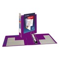 Binders | Avery 79777 3 One Touch EZD Rings 2 in. Capacity 11 in. x 8.5 in. Heavy-Duty View Binder with DuraHinge - Purple image number 1