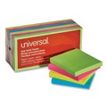 Sticky Notes & Post it | Universal UNV35612 100 Sheet 3 in. x 3 in. Self-Stick Note Pads - Assorted Neon Colors (12/Pack) image number 0