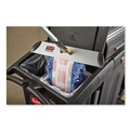 Mops | Rubbermaid Commercial FGQ41600BL00 18 in. Nylon/Polyester Microfiber High Absorbency Mop Pad - Blue (6/Carton) image number 3