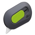 Box Cutters & Utility Knives | slice 10514 1.29 in. Ceramic Zirconium Oxide Blade 2.5 in. Nylon Handle Double-Sided Mini Cutters - Gray/Green image number 0