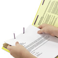Just Launched | Smead 26789 End Tab Pressboard Classification Folders with Six SafeSHIELD Fasteners - Letter, Yellow (10/Box) image number 3