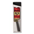 Pencils | Pentel C25BPHB3-K6 0.5 mm Super Hi-Polymer HB Lead Refills - Black (90/Pack) image number 1