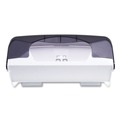 Toilet Paper Dispensers | San Jamar T1700TBK 11.75 in. x 6.25 in. x 18 in. Ultrafold Multifold/C-Fold Classic Towel Dispenser - Black Pearl image number 3